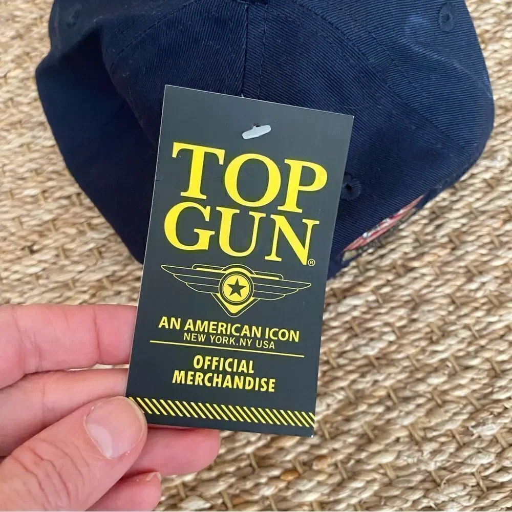 Top Gun Official Cap with Patches NWT